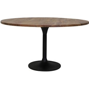 Light&living Eettafel Ø120x78 cm BIBOCA acacia hout-zwart