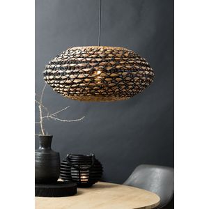 Hanglamp - Naturel/Zwart - Riet/Rotan - Ø60 cm