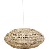 Light & Living - Tripoli - Hanglamp - Ø60x29,5cm - Rotan Naturel/Wit