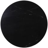 Light & Living Tomochi - Ronde Eettafel - Marmer Zwart - Ø120x78 cm