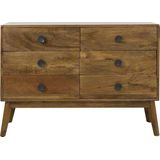 Light & Living Espita Kast met laden - Hout/Olie Bruin - 114x40x80cm