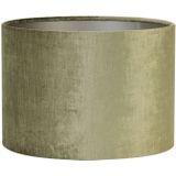 Light & Living - Gemstone - Lampenkap - Olijfgroen - 20x20x15cm - Luxe