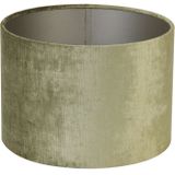 Light & Living - Gemstone - Lampenkap - Olijfgroen - 20x20x15cm - Luxe