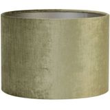 Light & Living - Gemstone - Lampenkap - Olijfgroen - 20x20x15cm - Luxe