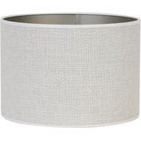 Light & Living - SAVERNA - Lampenkap - Wit - Ø25x18 cm - Handgemaakt