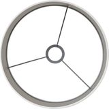 Light & Living Lampenkap Saverna - Wit - Ø30cm - Textiel