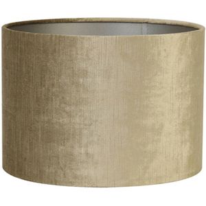 Light & Living Cilinder Lampenkap Gemstone - Brons - Ø40x30cm - voor Tafellampen, Staande lamp, Hanglampen
