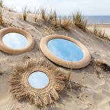 Light & Living Piedre Spiegel - Rotan - Ø109,5 cm