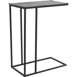 Light & Living Bijzettafel Macy - Zwart - 48x26x60cm - Modern
