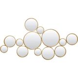 Spiegel CIELO 13 Cirkels Goud