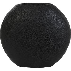 Light & Living Vaas Rayskin - Zwart - 40x14x36cm - Luxe