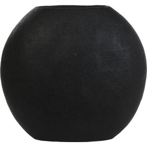 Light & Living Vaas Rayskin - Zwart - 49.5x20x45cm - Modern