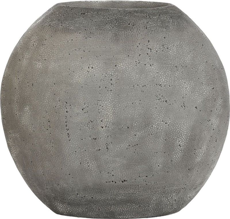 Light & Living Vaas Rayskin - Grijs - 49,5x20x45cm - Modern