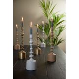 Light & Living - Kandelaar SHEVA - Ø10x34cm - Grijs