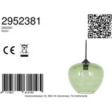 Light & Living Hanglamp Mayson - Glas Groen - Ø30cm - Modern - Hanglampen Eetkame - Slaapkame