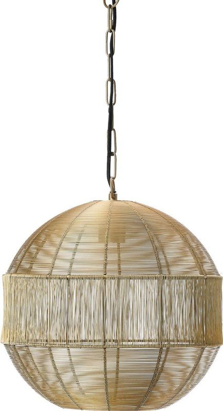 Light & Living Hanglamp Pilka - Licht Goud - Ø35cm - Modern - Hanglampen Eetkamer, Slaapkamer, Woonkamer