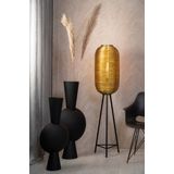Light & Living Vaas Kavandu - Zwart - 31x20x60cm - Modern