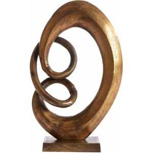 Light & Living Ornament Eddy - Antiek Brons - 20x20x34cm - Modern