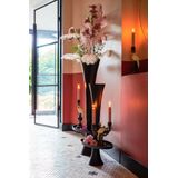 Kaarsenhouder - Zwart - Metaal