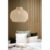 Light and Living - Hanglamp - Beige - Rotan - 1 Lichtpunt - Dimbaar