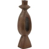 Light & Living - Kandelaar Django - Donkerbruin - 13x13x43 cm - Modern