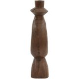 Light & Living - Kandelaar Django - Donkerbruin - 13x13x43 cm - Modern