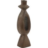 Light & Living - Kandelaar Django - Donkerbruin - 13x13x43 cm - Modern
