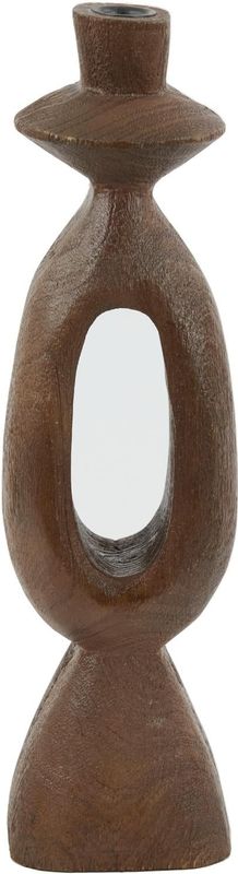 Light & Living - Kandelaar Django - Donkerbruin - 13x13x43 cm - Modern