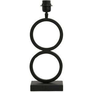 Light & Living Tafellamp Stelios - Zwart - 15x10x36cm - Woonkamer - Slaapkamer