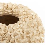 Light & Living Vaas Phylia Crème Ø38cm Modern