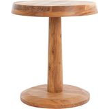 Light & Living Bijzettafel Nalagu - Hout - Ø46cm - Landelijk