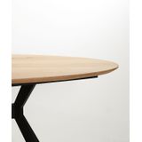 Light & Living Ovale Eettafel Nori - Eikenhout - 240 X 100cm
