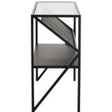 Light & Living Sidetable Ezra - 120cm - Zwart