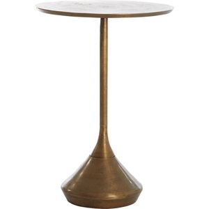 Light & Living Bijzettafel Dimphy - Antiek Brons - Ø35cm - Modern