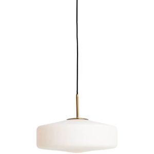 vtwonen Hanglamp Pleat Wit Ø30cm Retro Woonkamer Slaapkamer