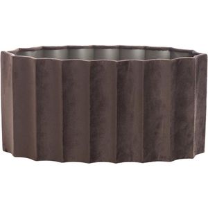 Light & Living Lampenkap ovaal Disli Donkerbruin .5x19cm Modern