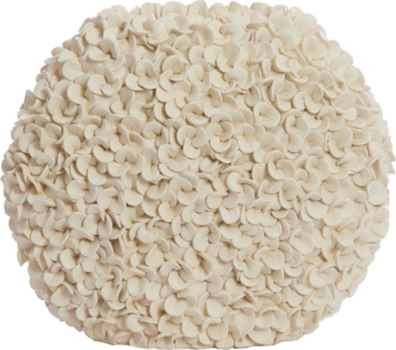 Light & Living - Vaas Phylia - Wit - Kunststof - Modern - 44x20.5x38.5cm