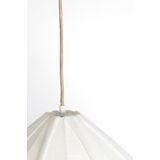 Light & Living - Zubeda - Hanglamp - Crème - Ø49cm - Textiel