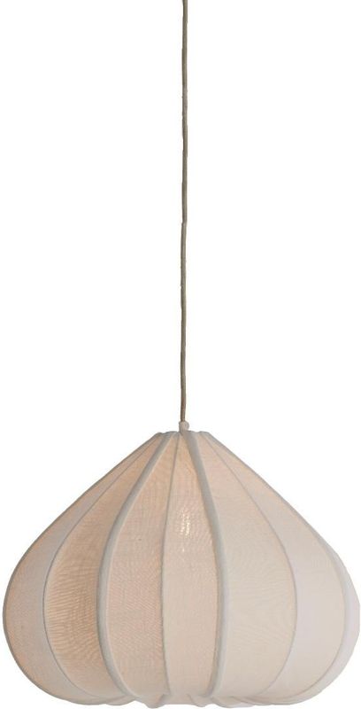 Light & Living - Zubeda - Hanglamp - Crème - Ø49cm - Textiel