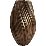 Light & Living - Yatung - Vaas - Antiek Brons - Ø30cm - Steen - Modern