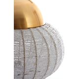 Light & Living Hanglamp Cetara Kralen, 26cm - Zilver/Brons