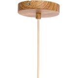 Light & Living Hanglamp Dania Naturel/Crème Ø16cm Modern Hanglampen Eetkamer, Slaapkamer, Woonkamer