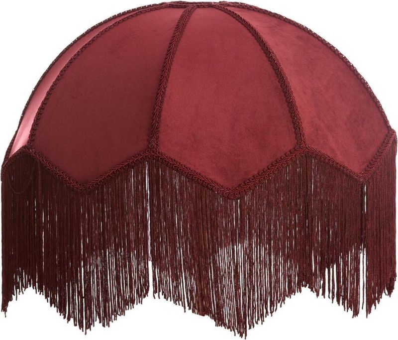 Light & Living Lampenkap Malacia Donkerrood Ø45cm Modern