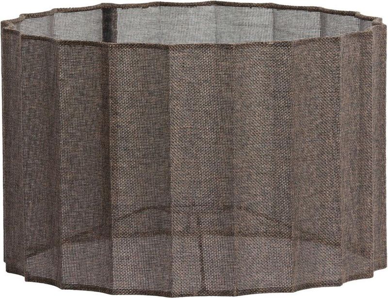 Light & Living Cilinder lampenkap Disli Donkerbruin Ø35cm Modern