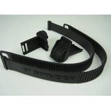 Spinder - Wielriempjes met Gesp - Zwart - 2 Stuks