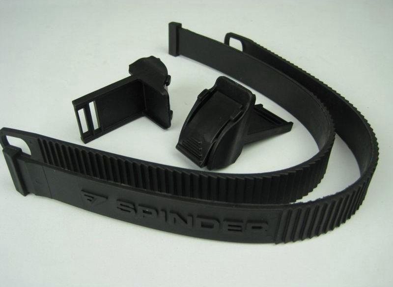 Spinder - Wielriempjes met Gesp - Zwart - 2 Stuks