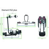 Pro User - Diamant FG2 Plus - Fietsendrager - Geschikt Voor 2 Fietsen - Draagvermogen 60 kg