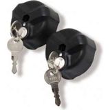 Pro-User - Draaiknop Set - M8 - Afsluitbaar - Voor Fietsendragers