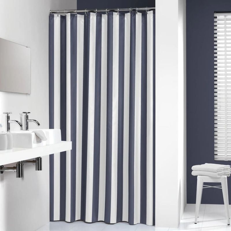 Duschvorhang Sealskin Linje Blau