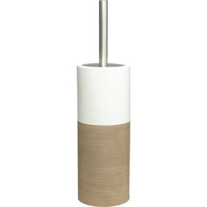 Sealskin Doppio Toiletborstel met houder vrijstaand Zand